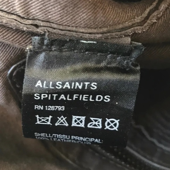 $ firm  sale! Firm Allsaints spitafields utility purse - Picture 5 of 10